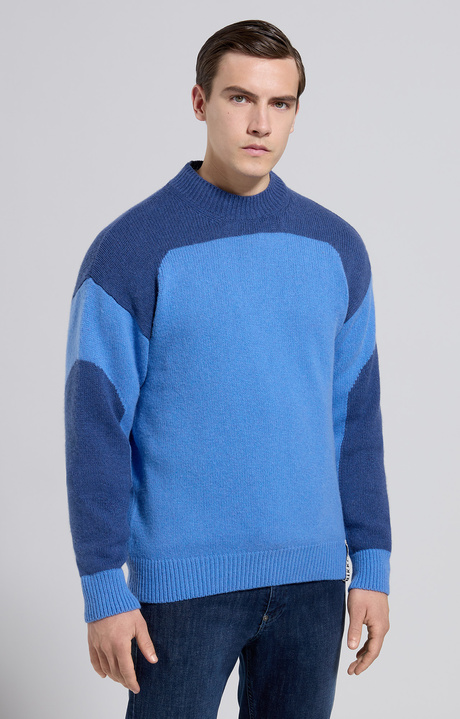 Men's comfy fit pullover, ELECTRIC BLUE LEMONADE, hi-res-1
