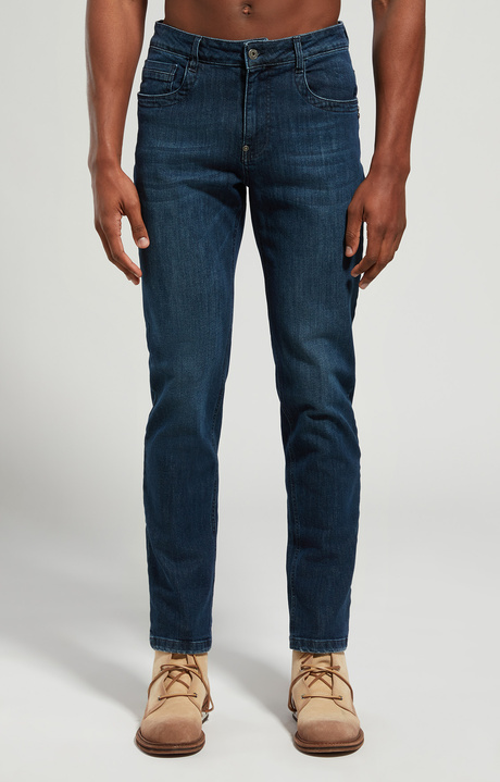Regular fit men's jeans, BLUE DENIM  DARK LAV.4, hi-res-1