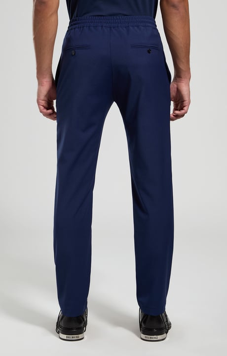 Carrot fit men's pants, BLACK IRIS, hi-res-1