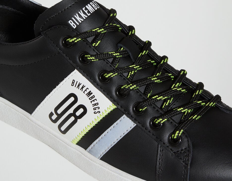Printed Recoba sneakers for men, BLACK Printed Recoba sneakers for men, BLACK, hi-res-1
