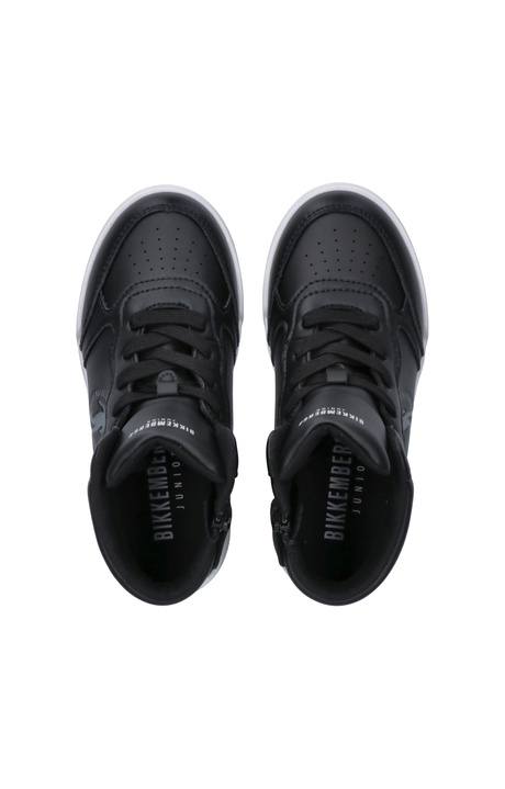 Boys' High Top Sneakers Mark, BLACK Boys' High Top Sneakers Mark, BLACK, hi-res-1