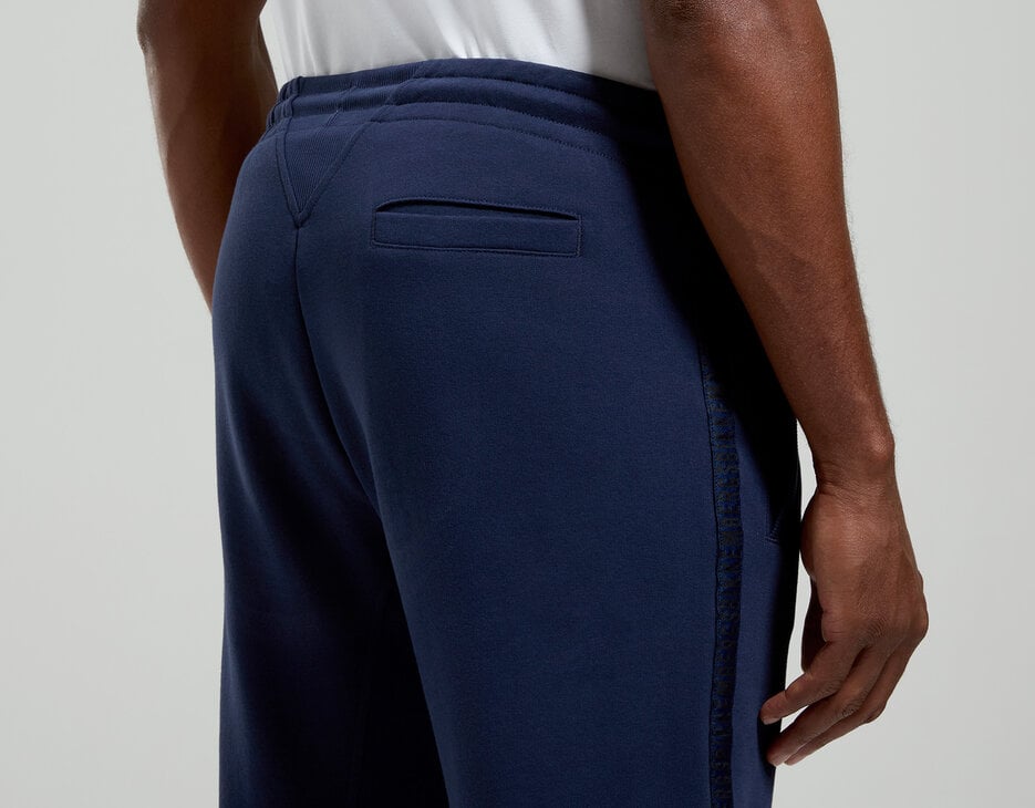 Men's drop-crotch sweatpants, BLACK IRIS Men's drop-crotch sweatpants, BLACK IRIS, hi-res-1