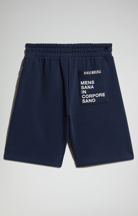 Boy's fleece shorts, BLACK IRIS, hi-res-1