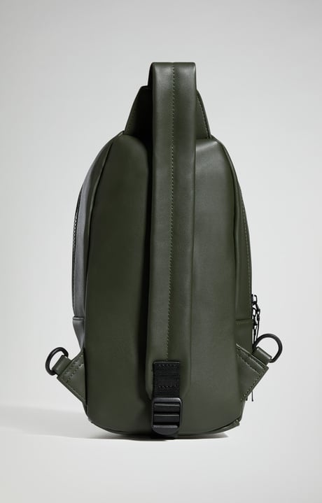 Men's single-strap backpack – Carl, GREEN Men's single-strap backpack – Carl, GREEN, hi-res-1