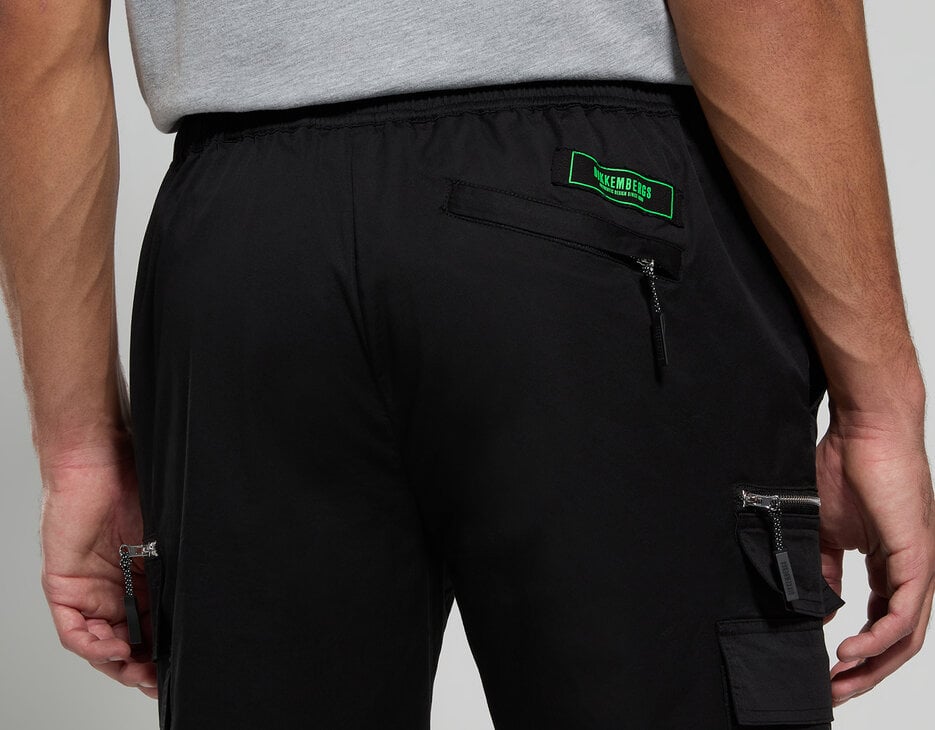 Men's cargo pants, BLACK Men's cargo pants, BLACK, hi-res-1
