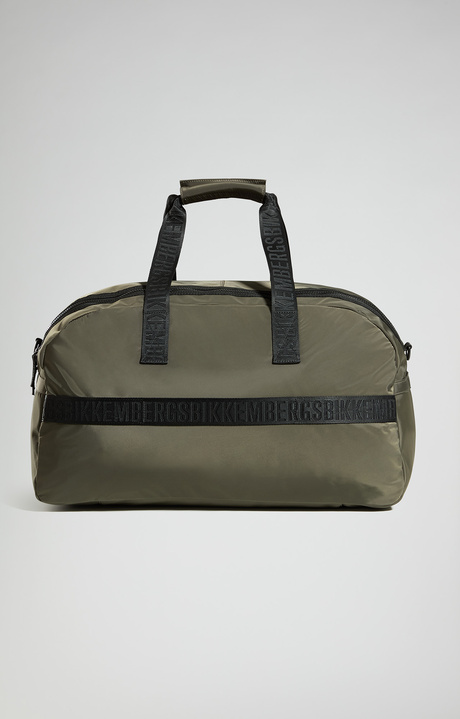 Men's Mindel gym bag with jacquard handles, GREEN, hi-res-1