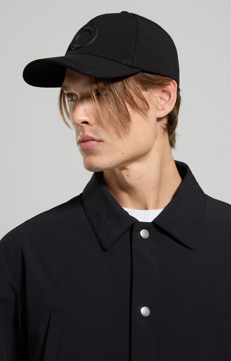 Cappello baseball uomo patch, BLACK, hi-res-1