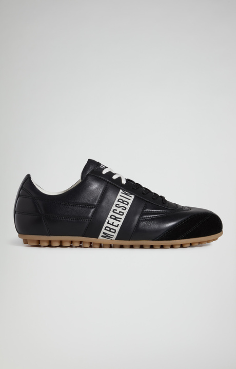 Men's Soccer M sneakers with double laces, BLACK, hi-res-1