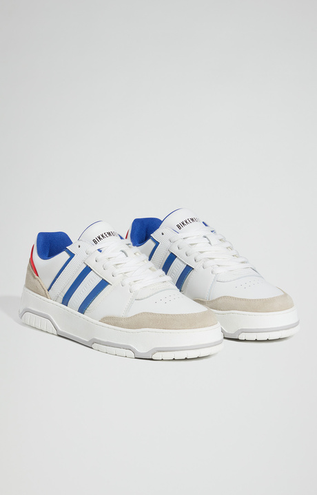 Men&rsquo;s B4SK3T sneakers, IVORY/BLUE, hi-res-1