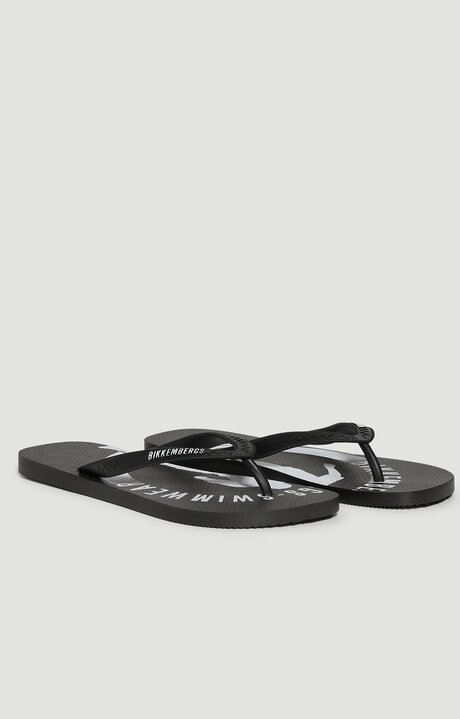 bikkembergs Black Men's Flip Flops