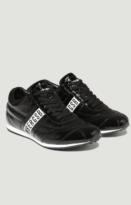 Bahia women's sneakers  in patent leather, BLACK Bahia women's sneakers  in patent leather, BLACK, hi-res-1