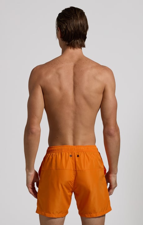 Men's boardshorts - outline logo, ORANGE Men's boardshorts - outline logo, ORANGE, hi-res-1