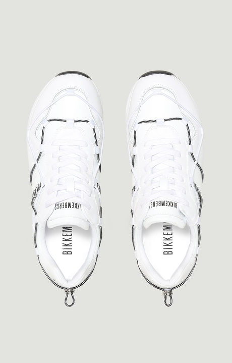 Men's sneakers - Edmundo, WHITE, hi-res-1