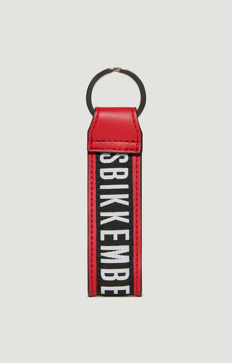Men's eco leather keyholder, RED Men's eco leather keyholder, RED, hi-res-1