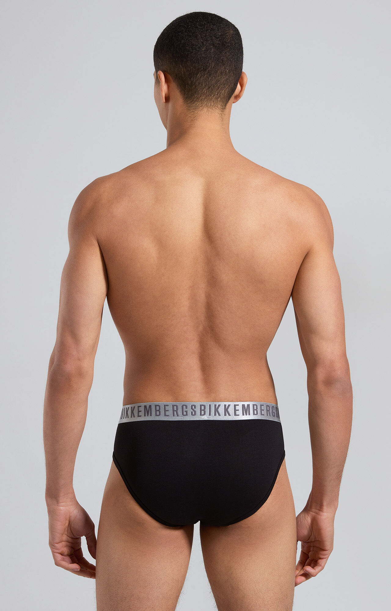 2-pack silver men's briefs | Bikkembergs