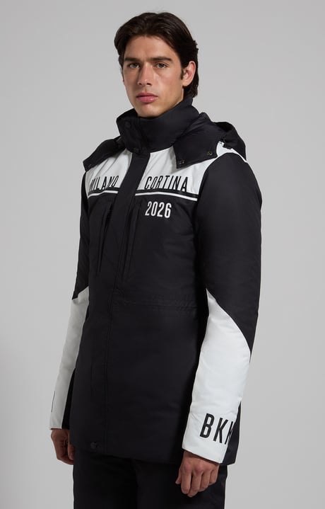 Olympics parka for men, BLACK/WHITE Olympics parka for men, BLACK/WHITE, hi-res-1