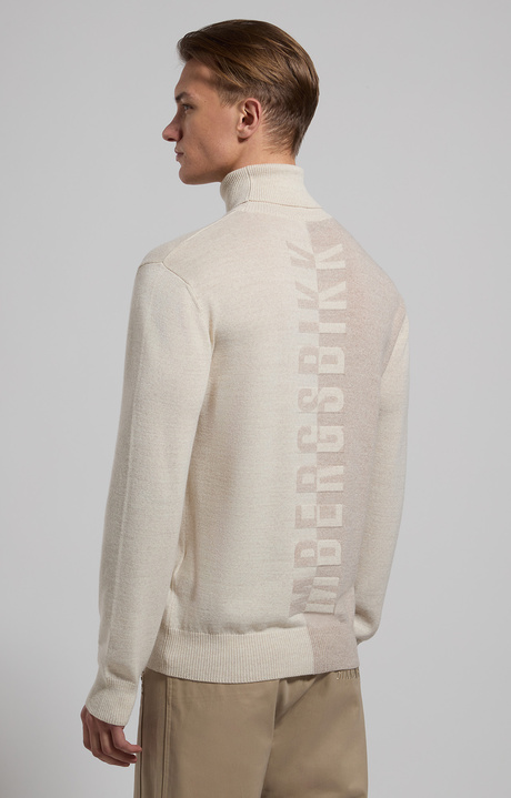 Men’s turtleneck with broken logo, SILVER BIRCH, hi-res-1