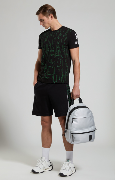 Pantaloncini tuta uomo , BLACK, hi-res-1