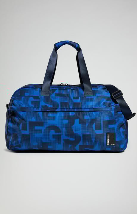 Dots men's travel bag, BLUE, hi-res-1