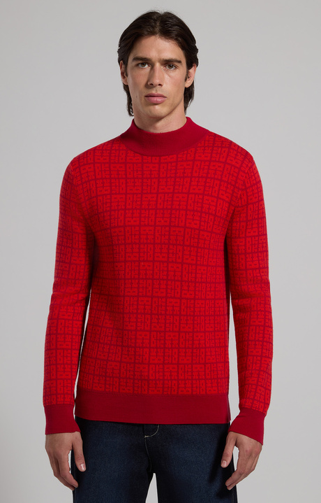 Men’s turtleneck with all-over logo, FIERY RED/CHILI PEPPER Men’s turtleneck with all-over logo, FIERY RED/CHILI PEPPER, hi-res-1