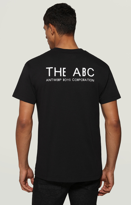 Men's printed T-shirt, BLACK, hi-res-1