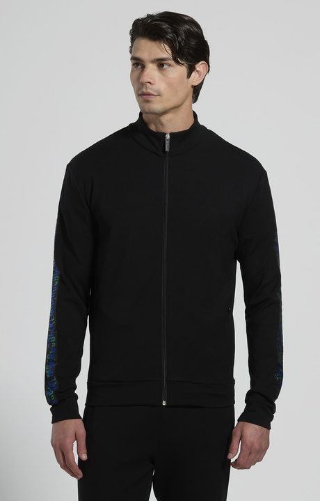 Men&rsquo;s modal sweatshirt, BLACK, hi-res-1