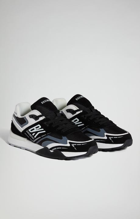 Men's Retr&ograve; M multi-material sneakers, BLACK, hi-res-1