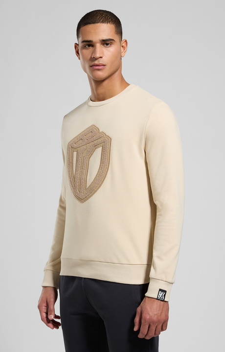 Men's round neck sweatshirt, FOG, hi-res-1