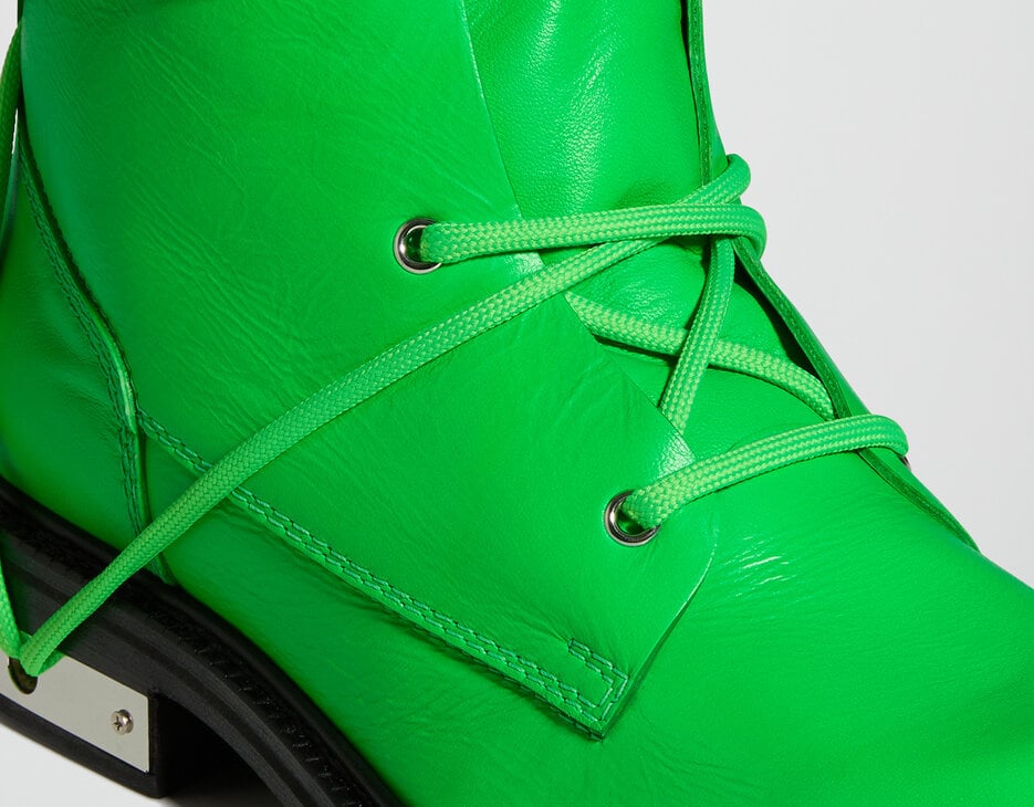 Met Hole men's lace up boots, GREEN Met Hole men's lace up boots, GREEN, hi-res-1