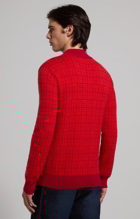Men’s turtleneck with all-over logo, FIERY RED/CHILI PEPPER Men’s turtleneck with all-over logo, FIERY RED/CHILI PEPPER, hi-res-1