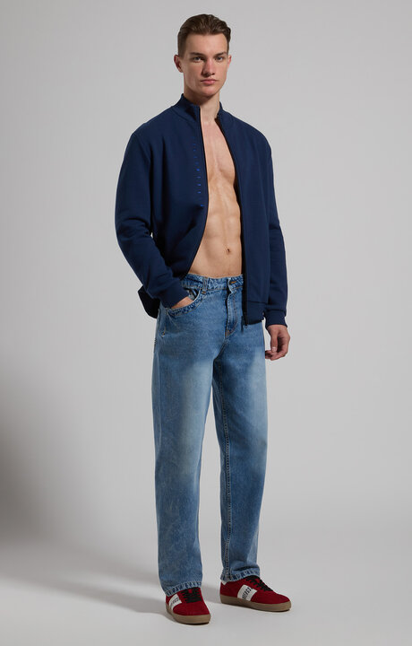 GIACCA FELPA, BLACK IRIS, hi-res-1