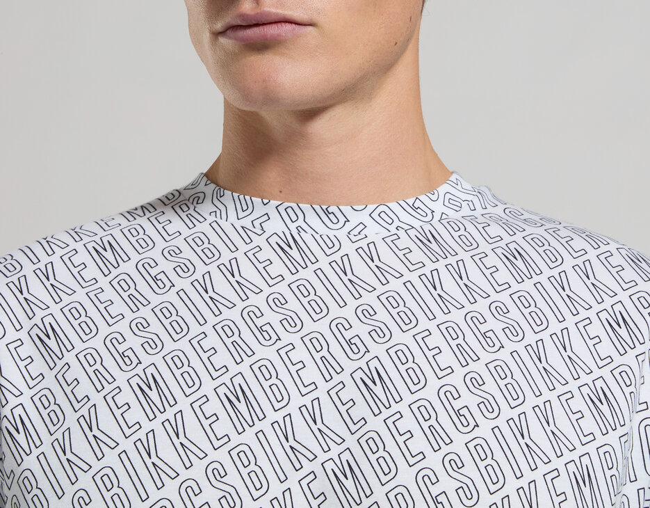 Men's T-shirt with all-over print, WHITE Men's T-shirt with all-over print, WHITE, hi-res-1