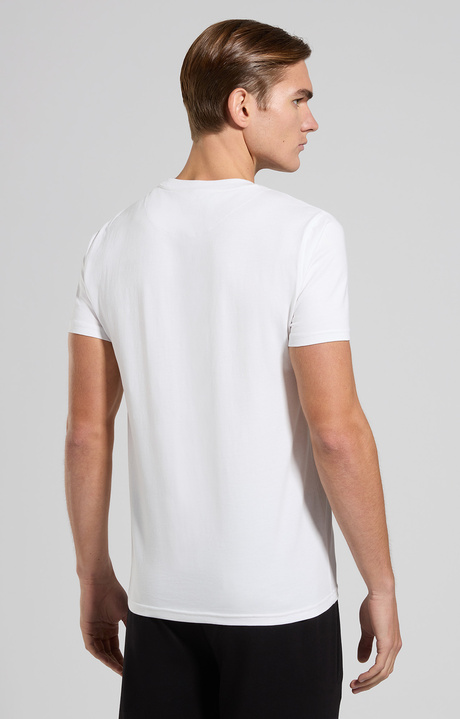 Men's slim fit T-shirt, WHITE, hi-res-1