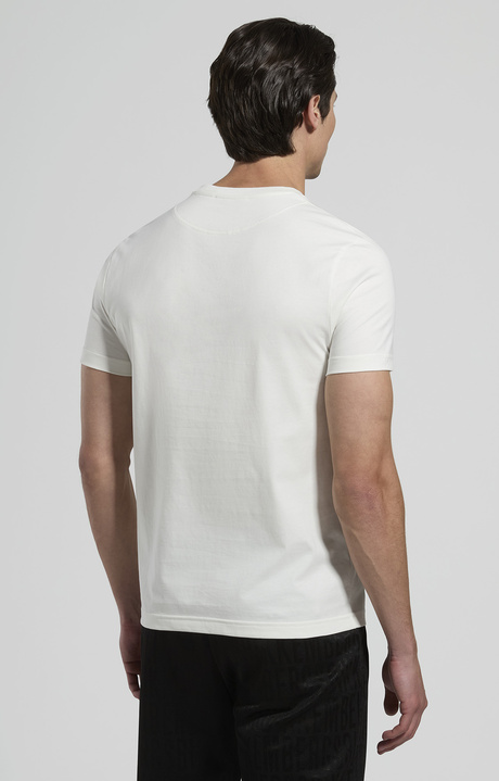 Men's tonal print T-shirt, MARSHMALLOW, hi-res-1