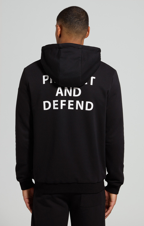 Men's utility sweatshirt with maxi print, BLACK, hi-res-1