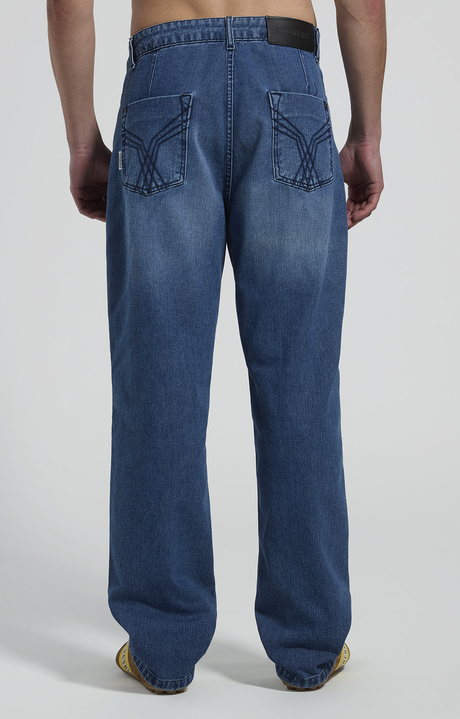 Men&rsquo;s straight-leg jeans, L8 BLUE DENIM, hi-res-1