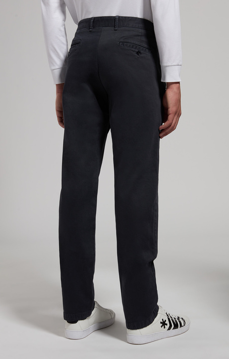 Pantaloni uomo con ricamo, DEEP WEEL, hi-res-1