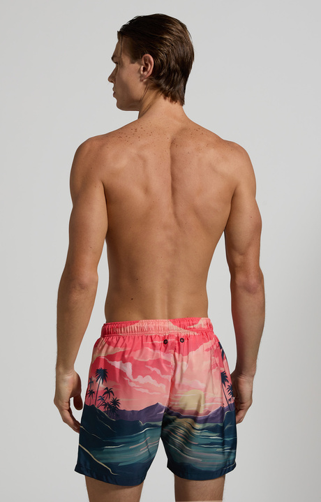 Men's Hakuna print men's boardshorts, MULTICOLOR, hi-res-1