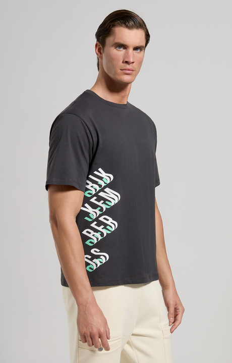 Men's print T-shirt, PIRATE BLACK, hi-res-1