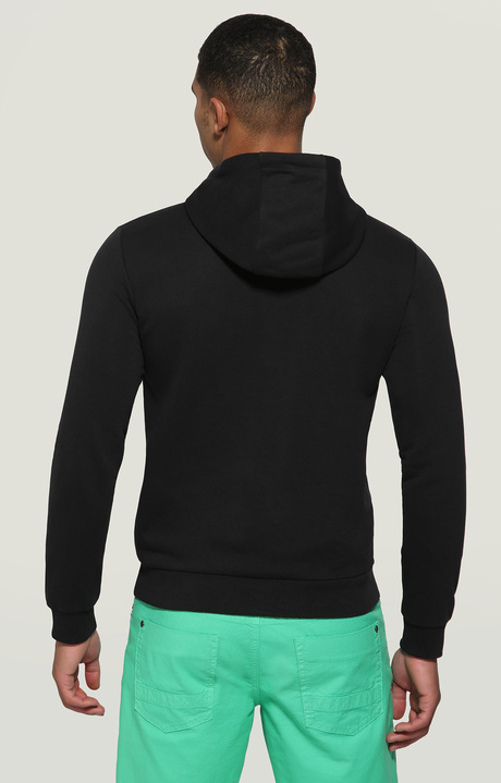 Men's sweatshirt with bubble graffiti print, BLACK Men's sweatshirt with bubble graffiti print, BLACK, hi-res-1