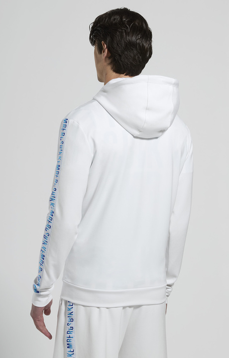 Men&rsquo;s modal hooded sweatshirt, WHITE, hi-res-1