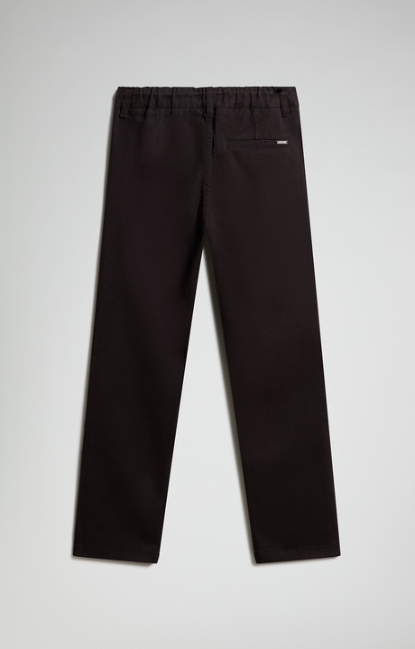 Junior's chino pants, BLACK Junior's chino pants, BLACK, hi-res-1