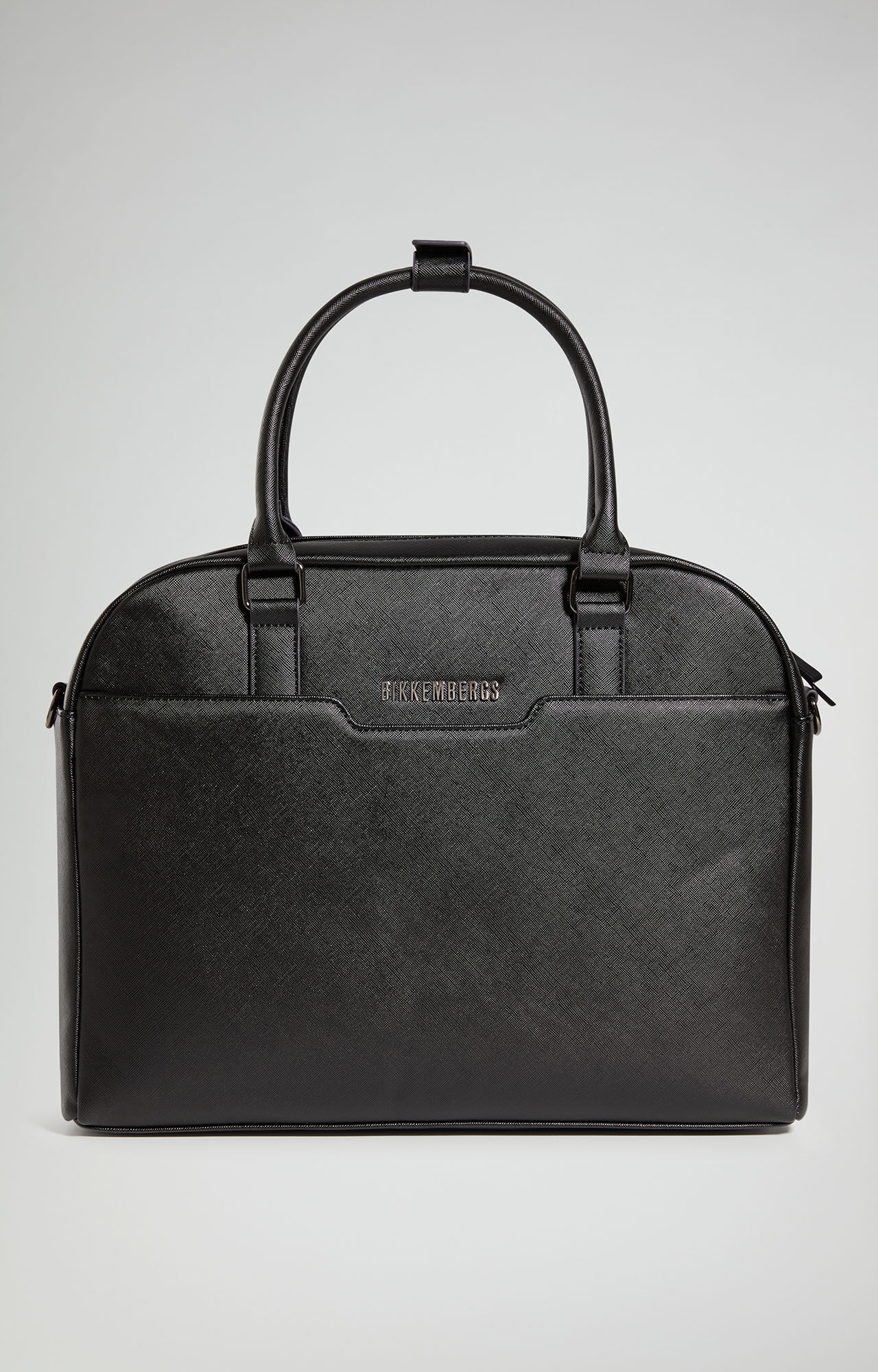 Briand men s black briefcase Bikkembergs