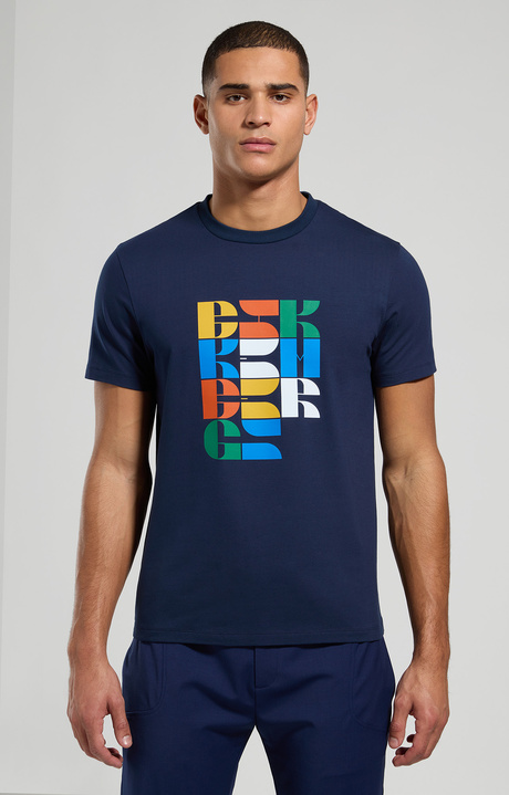 Slim fit men's shirt, BLACK IRIS, hi-res-1