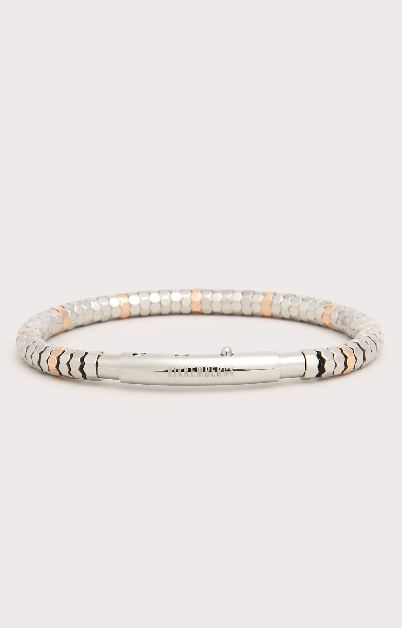 dirk bikkembergs Bikkembergs men's bracelet with hexagons and diamonds