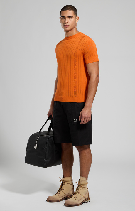 Men's ribbed knit pullover, ORIOLE, hi-res-1