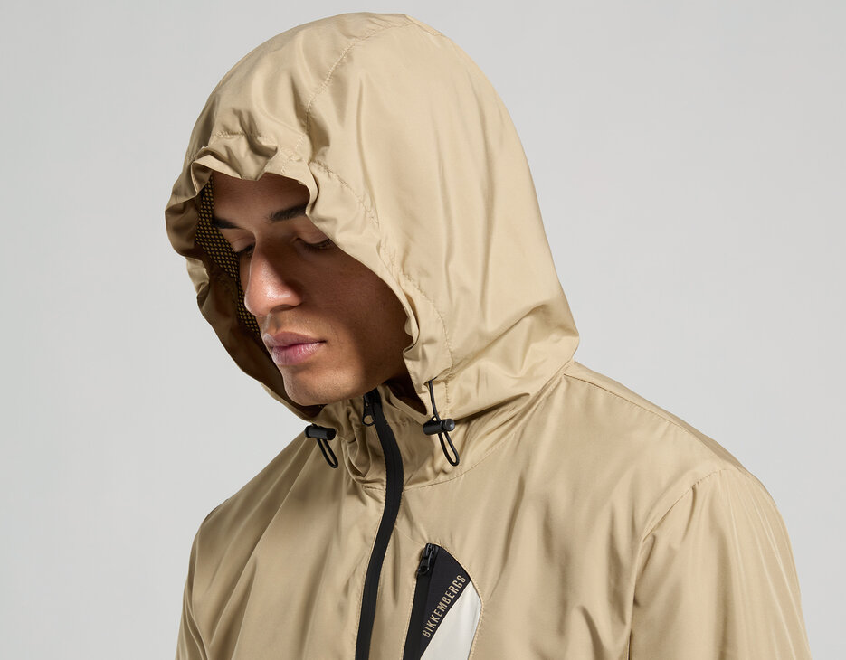Colour block men's jacket, OLIVE GREY Colour block men's jacket, OLIVE GREY, hi-res-1
