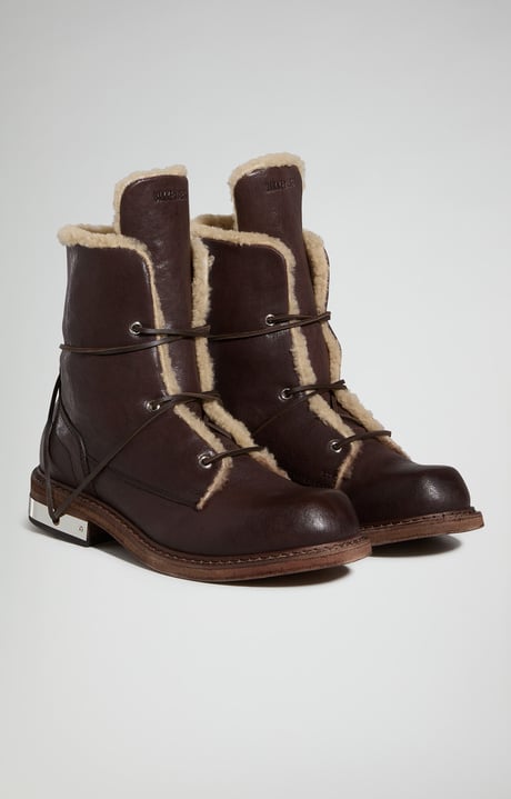 Met Hole fur-lined men’s ankle boots , ROCKED A121 T.MORO Met Hole fur-lined men’s ankle boots , ROCKED A121 T.MORO, hi-res-1