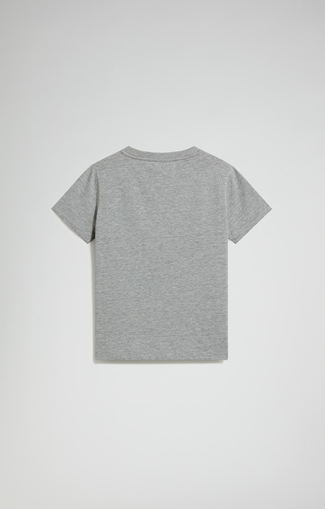 Boys' Slim-Fit Soccer Print T-Shirt, GREY MELANGE, hi-res-1