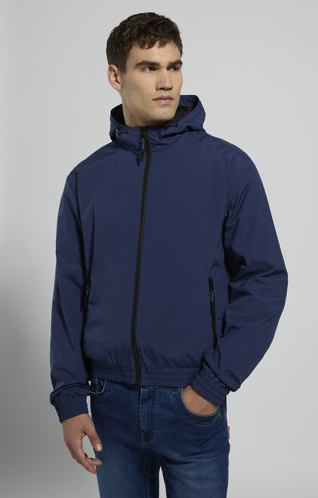 Men's windbreaker jacket, BLACK IRIS, hi-res-1